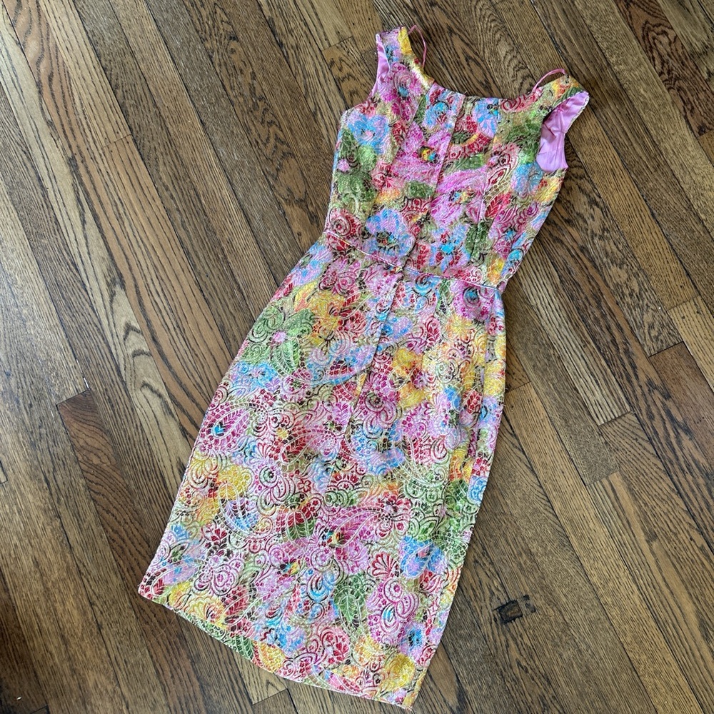 American Vintage Colorful Floral Midi Dress - Picture 5 of 8